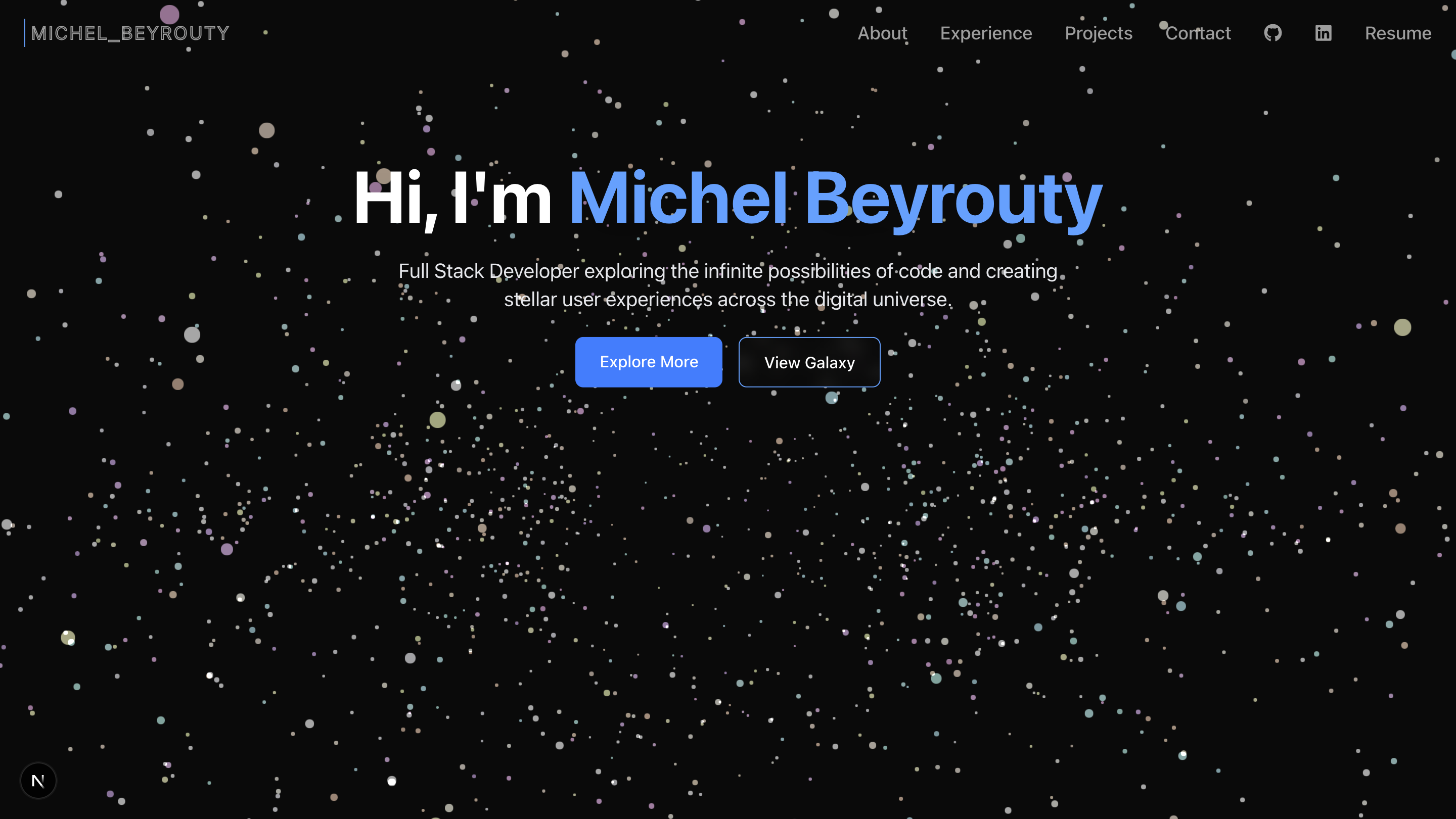 Personal Portfolio Website